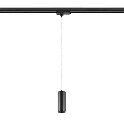 Luminaire suspendu triphasé LUCEA 10 contrôlable par DALI IP20, noir gradable