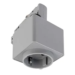 Adaptateur pour prise triphasé D LINE, gris
