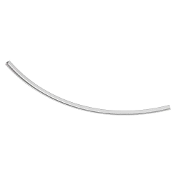 3-phase surface-mounted track D LINE / DALI CURVED 90° / RADIUS 1M right, 6-pole, traffic white