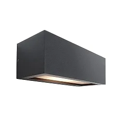 Wall luminaire Rilongo outdoor luminaire, 220-240V AC / 50-60Hz, E27, 18W, IP54, anthracite