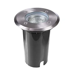 Projecteur encastré ATON rond GU10 IP67 noir gradable