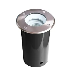 Projecteur encastré PAVO rond GU10 IP67, noir , transparent gradable