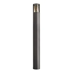 Borne d'éclairage FACADO II 1000MM TONED rond E27 IP65, gris foncé, mat gradable