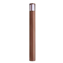 Borne d'éclairage FACADO II 1000MM OPAL rond E27 IP65, mat, rouille gradable