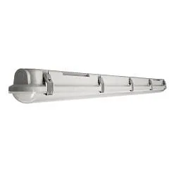 damp-proof luminaire TRI PROOF BASIC 121CM / 20W 840 ON-OFF impact resistant, switchable IP65, light grey 