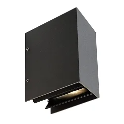 Luminaire mural ARCTURUS I haut / bas, langue, réglable, commutable IP54, gris graphite 