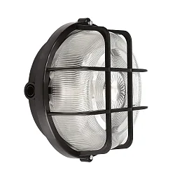 Applique et plafonnier SOTANO RETRO rond E27 IP44, noir gradable