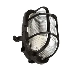 Applique et plafonnier SOTANO RETRO ovale E27 IP44, noir gradable