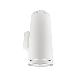 Projecteur de façade SHORELINE PRO ROUND 140 UP&DOWN à 2 flammes, rond, CCT Switch IP65, blanche gradable