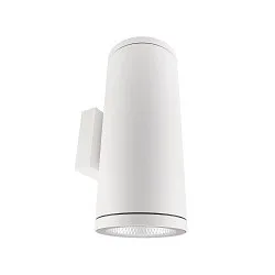 Projecteur de façade SHORELINE PRO ROUND 140 UP&DOWN à 2 flammes, rond, CCT Switch IP65, blanche gradable