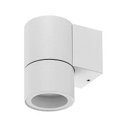 facade spotlight ACHERNAR DOWN 1 flame, cylindrical, with lamp socket GU10 IP65, white