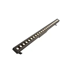 Lèche-mur CAPH LED rayonnement asymétrique IP65/IP44, gris foncé, dégager, transparent