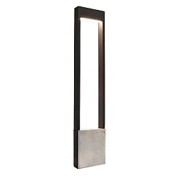 Lampadaire d'extérieur CHERTAN IP54, gris foncé