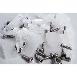 Kit de montage 11-12mm, acier, transparent