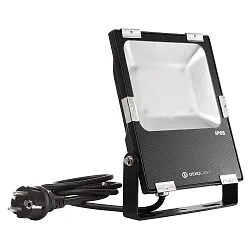 Projecteur RF SMART FLOOD RGB+CCT pivotant, CCT Switch, avec prise de courant, RGB, contrôlable par ZigBee IP65/IP44