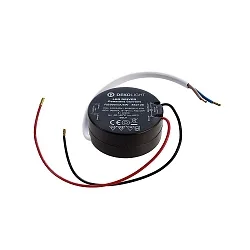 Bloc d'alimentation RS500mA/8W rond, courant constant, noir 