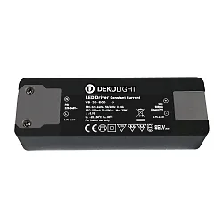 Driver de LED BASIC CC 500MA courant constant, réglable, commutable, anthrazit, noir 