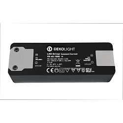 Unité d’alimentation Led BASIC, CC, V8-40-1050mA/40V courant constant gris, noir