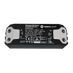 Unité d’alimentation Led BASIC, DIM, CC, D350012UF/12W courant constant, dimmable, noir 