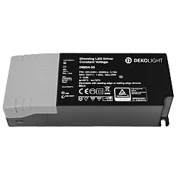 Driver de LED BASIC DIM CV 24V constante de tension, dimmable, gris, noir 