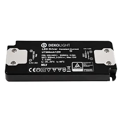 Driver de LED FLAT CC UT500MA courant constant, commutable, gris foncé, noir 
