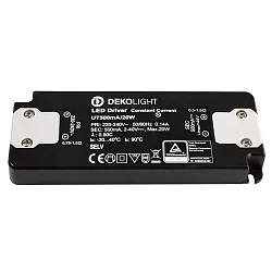 Unité d’alimentation Led FLAT CC UT500mA/20W courant constant, noir