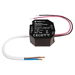 Driver de LED OCTO CV MINI 12V constante de tension, commutable, noir 