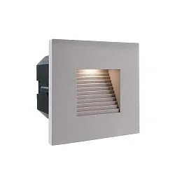 Capot LIGHT BASE COB LED OUTDOOR angulaire, Gris argent
