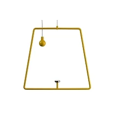Suspension pendulaire MIRAM mécanique, fixation magnétique, jaune