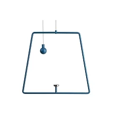 Suspension pendulaire MIRAM mécanique, fixation magnétique, bleu