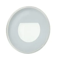 Capot ALWAID 2 - MILKY rond, aluminium blanc