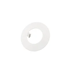 Bague de réduction 130MM / 70MM / CUTOUT 95MM rond, mécanique, version pour montage encastré, blanc trafic