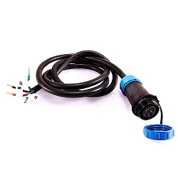 Cable system Weipu HQ 12/24/48V feed-in cable 4-poles, 100cm