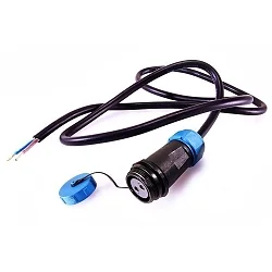 Cable system Weipu HQ 12/24/48V feed-in cable 2-poles, 100cm