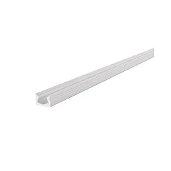 Profil en U AU-01-05 plat, blanc mat