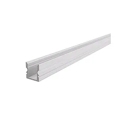 Profil en U AU-02-08, blanc mat