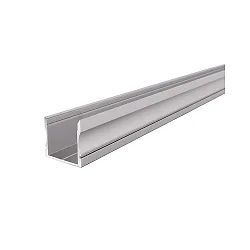 Profil en U AU-02-20 haut, argent mat
