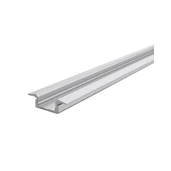 Profil en T ET-01-08 plat, argent mat