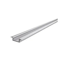 Profil en T ET-01-12 plat, argent mat