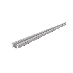 Profil en T ET-01-05 plat, argent mat