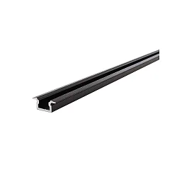 Profil en T ET-01-05 plat, noir mat