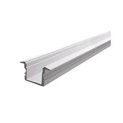 Profil en T ET-02-12 haut, blanc mat