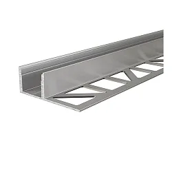 Profilés de carrelage EL-03-12, argent anodisé