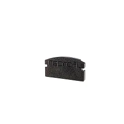 Endcaps f-AU-01-10, 16 mm, 2 items, black
