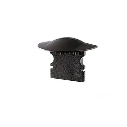 Endcaps f-ET-02-08, 23 mm, 2 items, black
