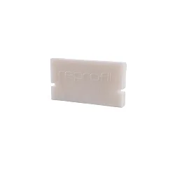 Endcaps H-AU-01-15, 21 mm, 2 items, white