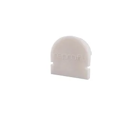 Endcaps R-AU-01-10, 16 mm, 2 items, white