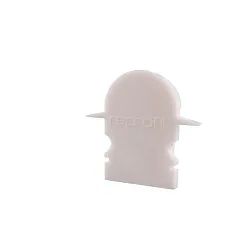 Endcaps R-ET-02-10, 25 mm, 2 items, white