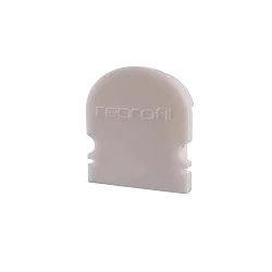 Endcaps R-AU-02-15, 21 mm, 2 items, white