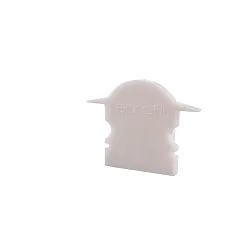 Endcaps L-ET-02-10, 25 mm, 2 items, white